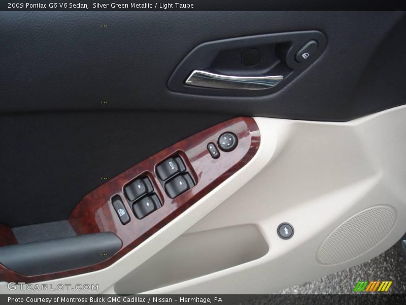 Silver Green Metallic / Light Taupe 2009 Pontiac G6 V6 Sedan