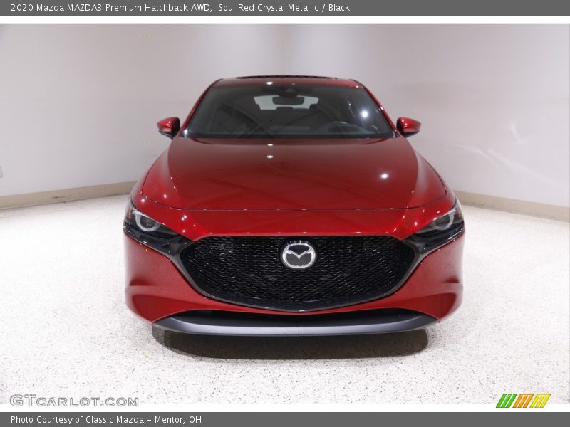 Soul Red Crystal Metallic / Black 2020 Mazda MAZDA3 Premium Hatchback AWD