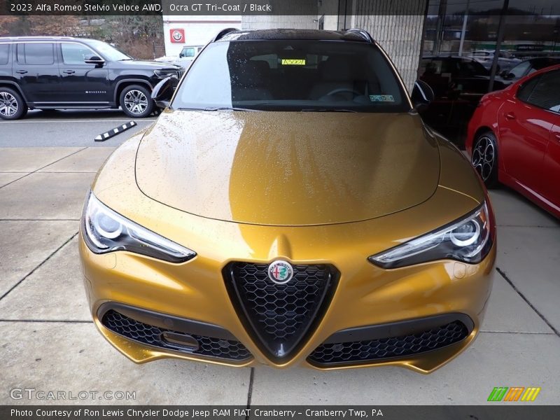 Ocra GT Tri-Coat / Black 2023 Alfa Romeo Stelvio Veloce AWD