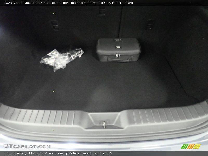 Polymetal Gray Metallic / Red 2023 Mazda Mazda3 2.5 S Carbon Edition Hatchback