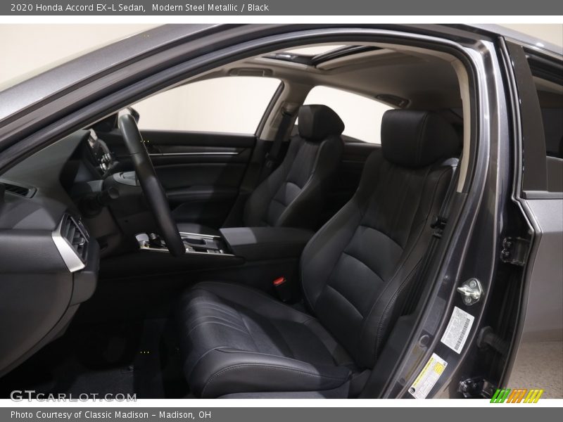 Modern Steel Metallic / Black 2020 Honda Accord EX-L Sedan