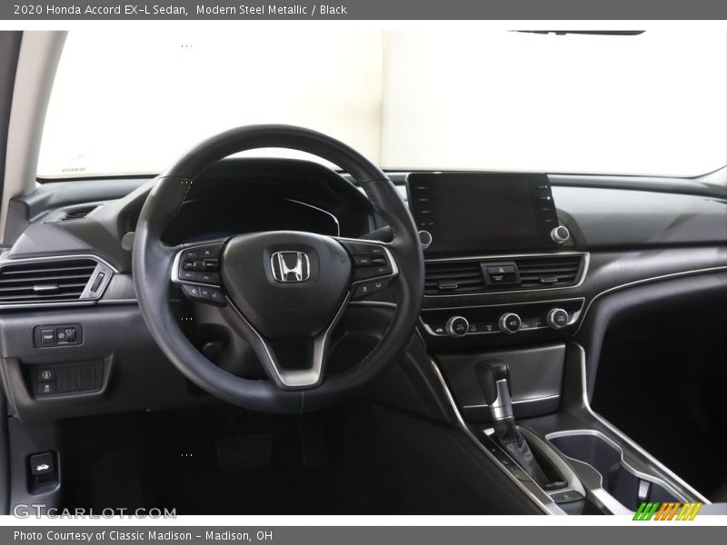 Modern Steel Metallic / Black 2020 Honda Accord EX-L Sedan