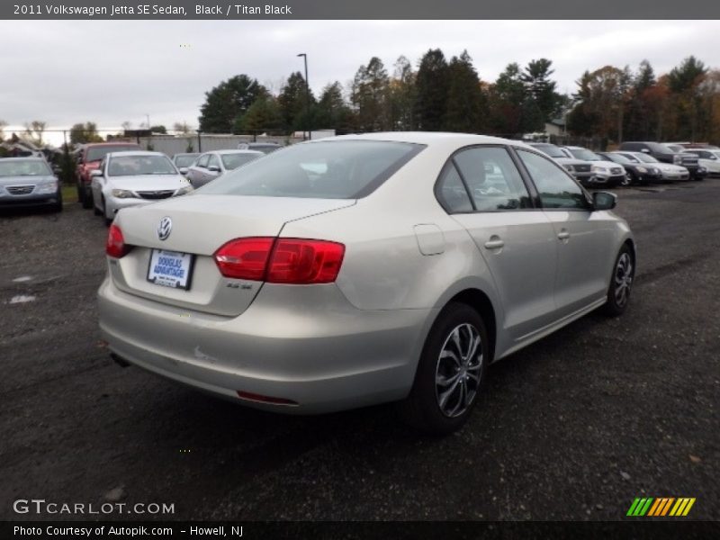 Black / Titan Black 2011 Volkswagen Jetta SE Sedan