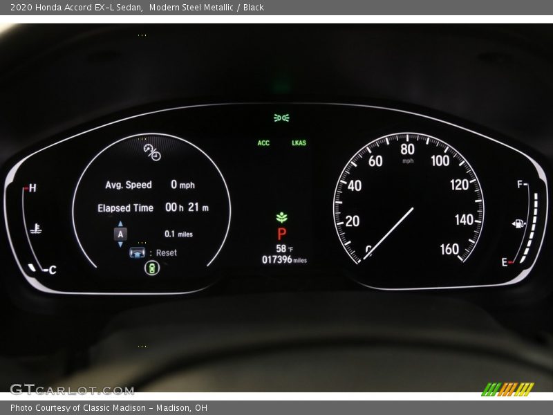 Modern Steel Metallic / Black 2020 Honda Accord EX-L Sedan