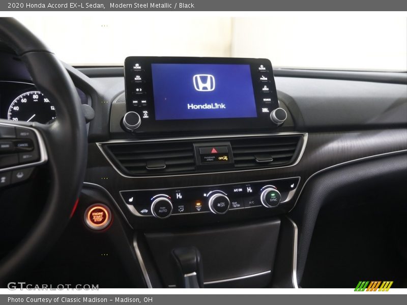 Modern Steel Metallic / Black 2020 Honda Accord EX-L Sedan