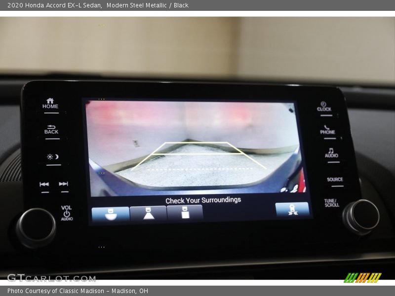 Modern Steel Metallic / Black 2020 Honda Accord EX-L Sedan