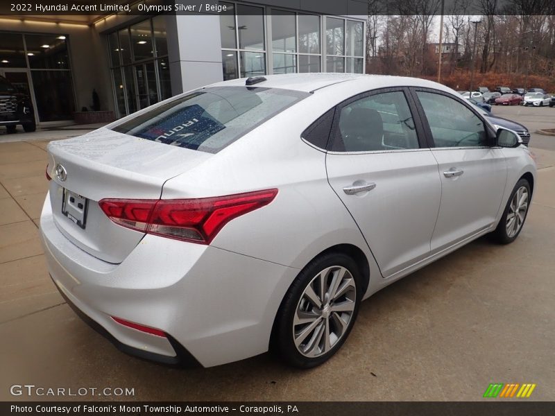 Olympus Silver / Beige 2022 Hyundai Accent Limited