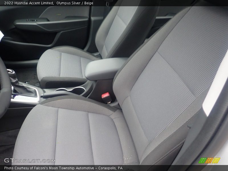 Olympus Silver / Beige 2022 Hyundai Accent Limited