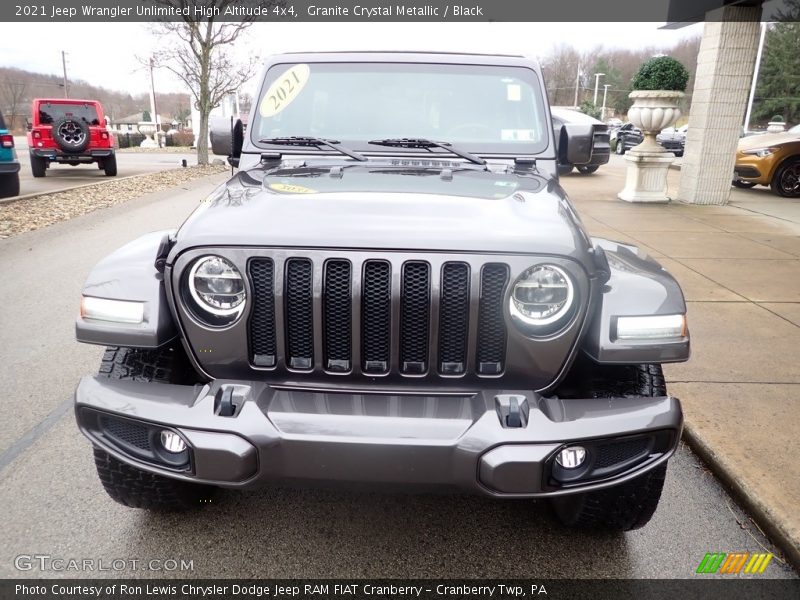 Granite Crystal Metallic / Black 2021 Jeep Wrangler Unlimited High Altitude 4x4