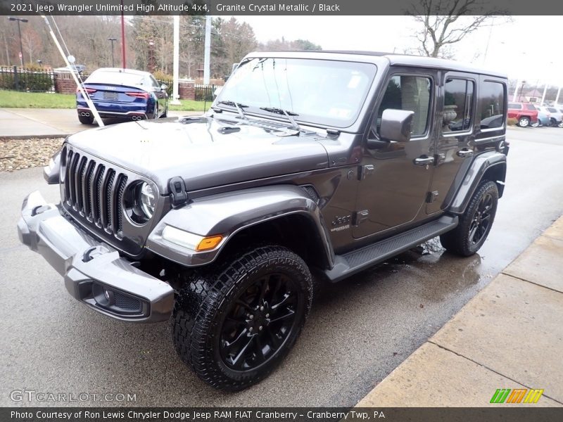 Granite Crystal Metallic / Black 2021 Jeep Wrangler Unlimited High Altitude 4x4