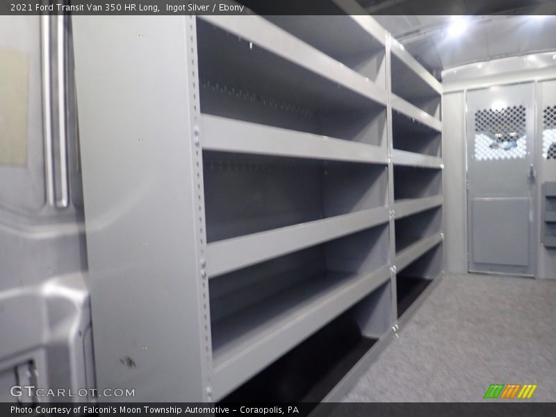 Ingot Silver / Ebony 2021 Ford Transit Van 350 HR Long