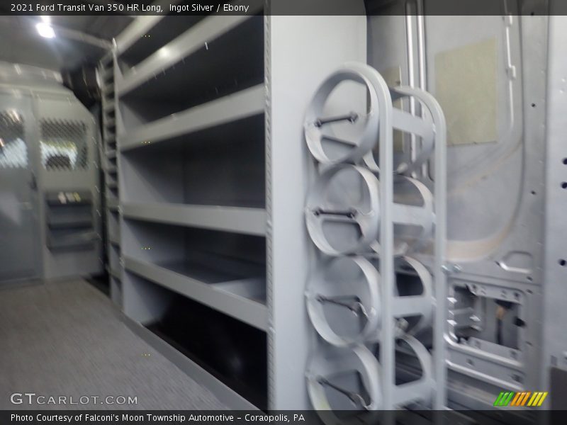Ingot Silver / Ebony 2021 Ford Transit Van 350 HR Long