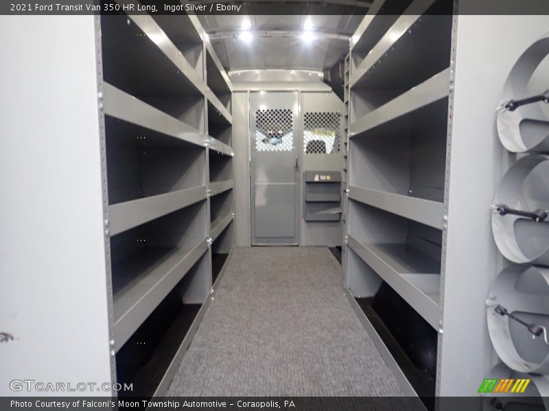 Ingot Silver / Ebony 2021 Ford Transit Van 350 HR Long