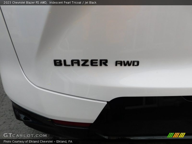 Iridescent Pearl Tricoat / Jet Black 2023 Chevrolet Blazer RS AWD