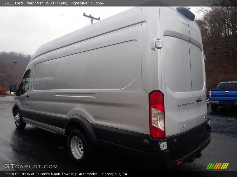 Ingot Silver / Ebony 2021 Ford Transit Van 350 HR Long