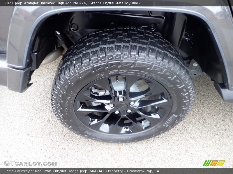 Granite Crystal Metallic / Black 2021 Jeep Wrangler Unlimited High Altitude 4x4