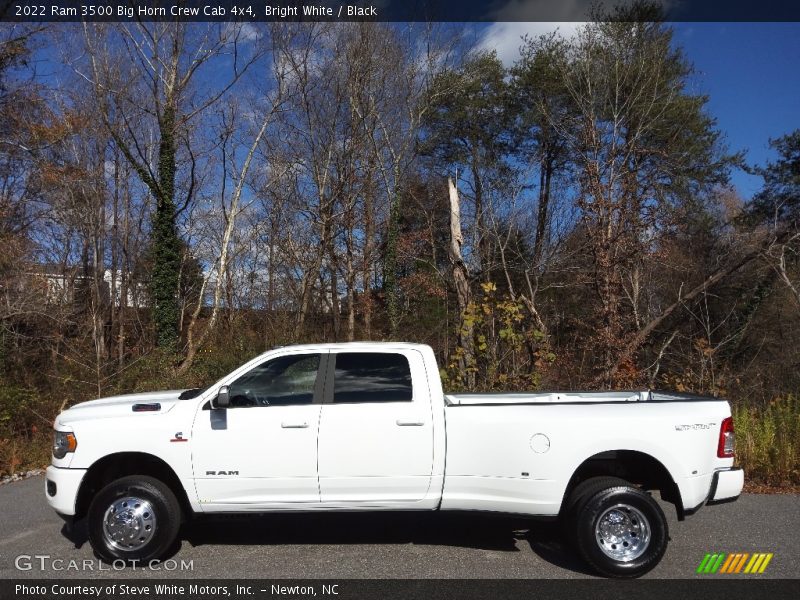 Bright White / Black 2022 Ram 3500 Big Horn Crew Cab 4x4