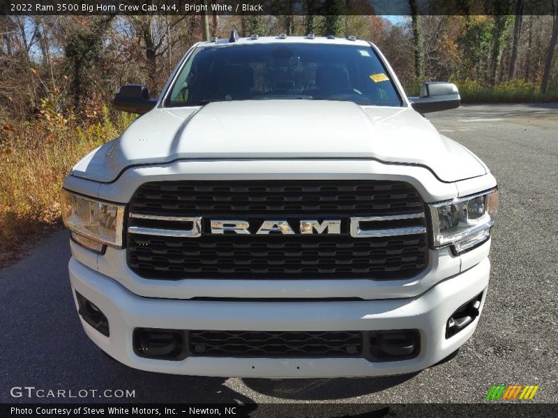 Bright White / Black 2022 Ram 3500 Big Horn Crew Cab 4x4