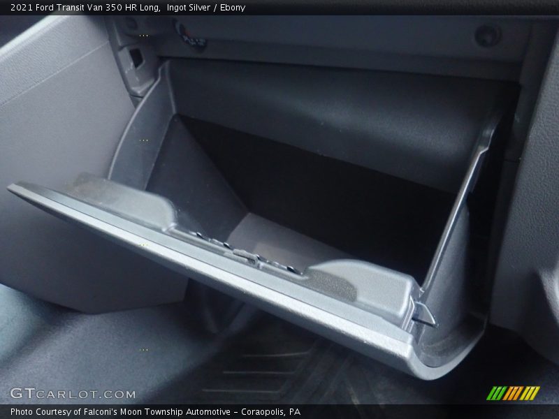 Ingot Silver / Ebony 2021 Ford Transit Van 350 HR Long