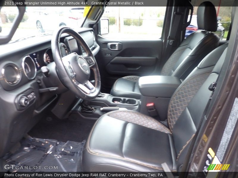 Granite Crystal Metallic / Black 2021 Jeep Wrangler Unlimited High Altitude 4x4