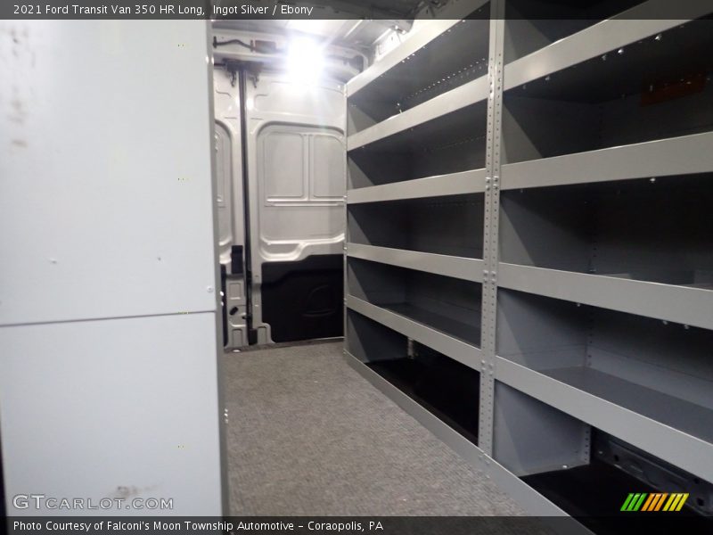 Ingot Silver / Ebony 2021 Ford Transit Van 350 HR Long