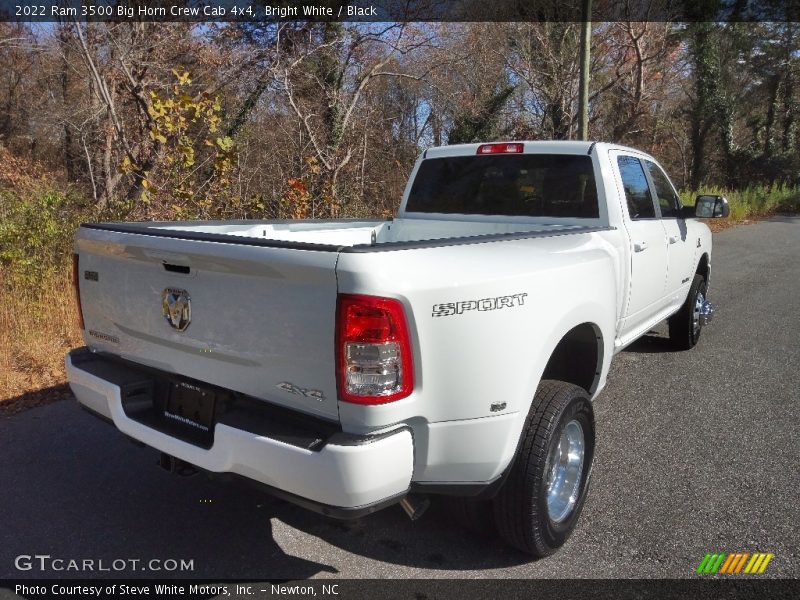 Bright White / Black 2022 Ram 3500 Big Horn Crew Cab 4x4