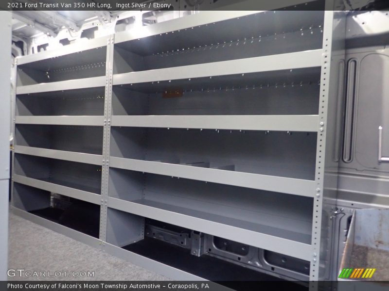Ingot Silver / Ebony 2021 Ford Transit Van 350 HR Long