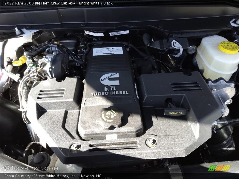 Bright White / Black 2022 Ram 3500 Big Horn Crew Cab 4x4