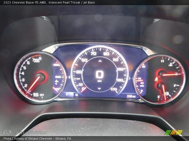 Iridescent Pearl Tricoat / Jet Black 2023 Chevrolet Blazer RS AWD