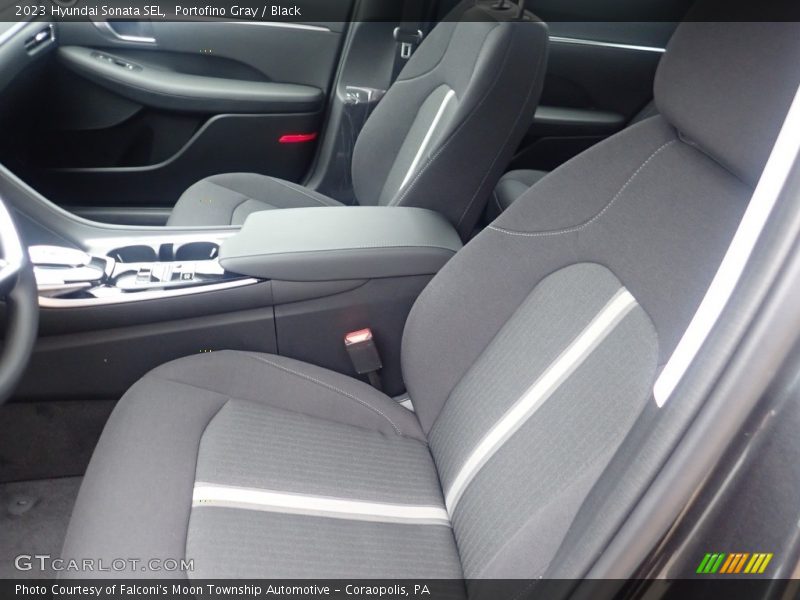 Portofino Gray / Black 2023 Hyundai Sonata SEL