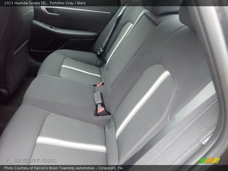 Portofino Gray / Black 2023 Hyundai Sonata SEL