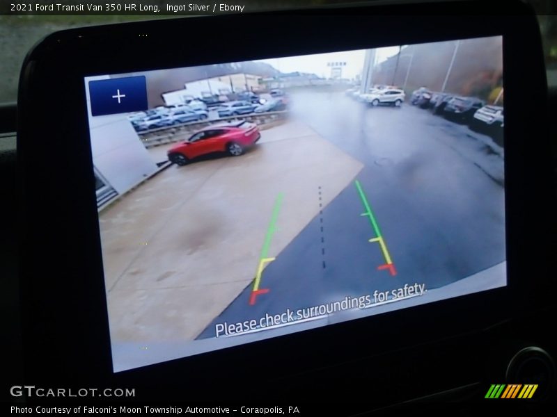 Ingot Silver / Ebony 2021 Ford Transit Van 350 HR Long