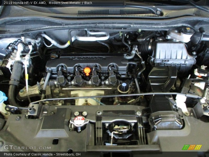Modern Steel Metallic / Black 2019 Honda HR-V EX AWD