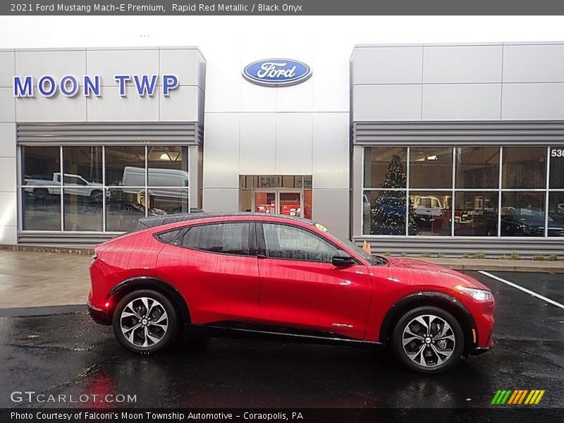 Rapid Red Metallic / Black Onyx 2021 Ford Mustang Mach-E Premium