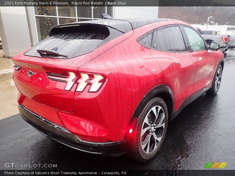 Rapid Red Metallic / Black Onyx 2021 Ford Mustang Mach-E Premium