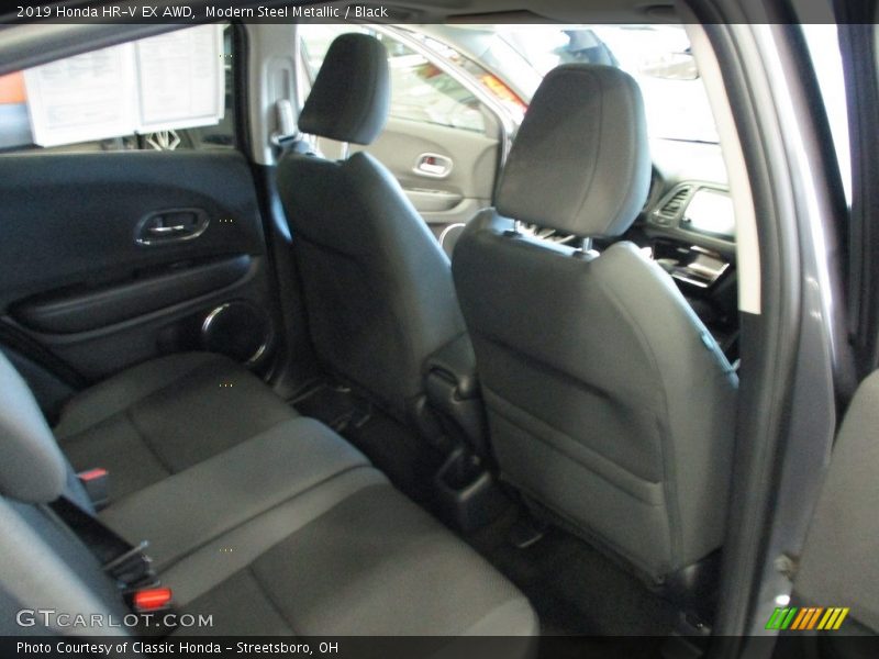 Modern Steel Metallic / Black 2019 Honda HR-V EX AWD