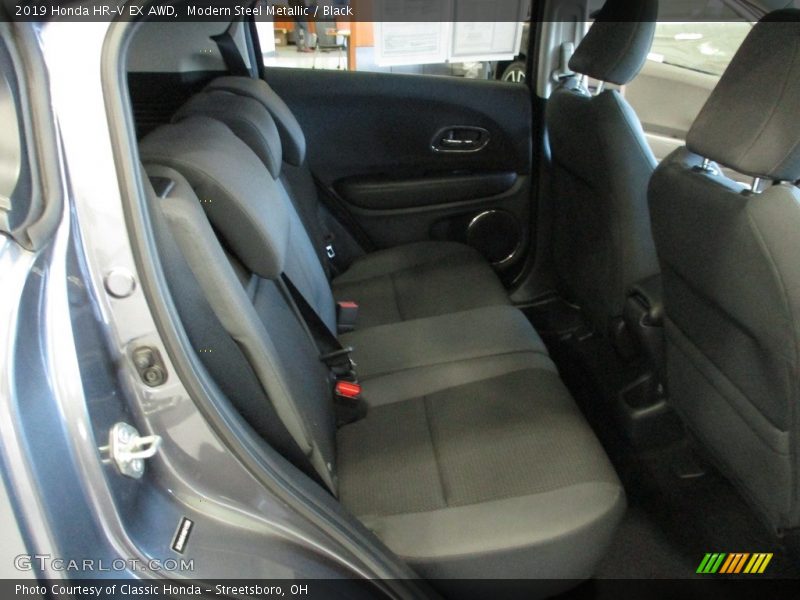 Modern Steel Metallic / Black 2019 Honda HR-V EX AWD