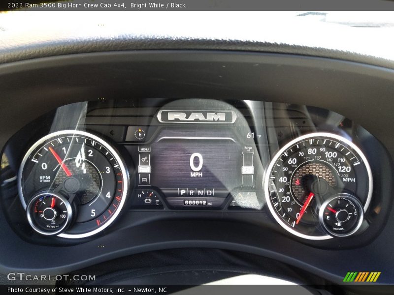 Bright White / Black 2022 Ram 3500 Big Horn Crew Cab 4x4