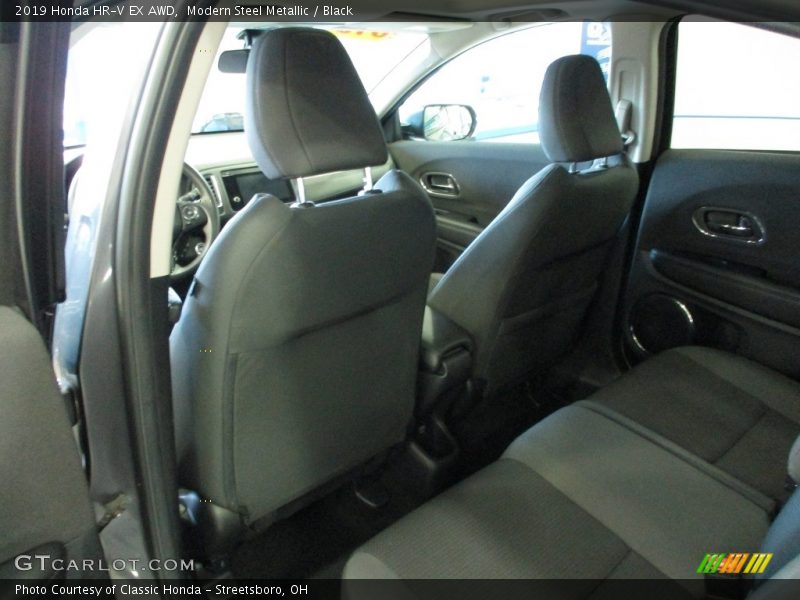 Modern Steel Metallic / Black 2019 Honda HR-V EX AWD