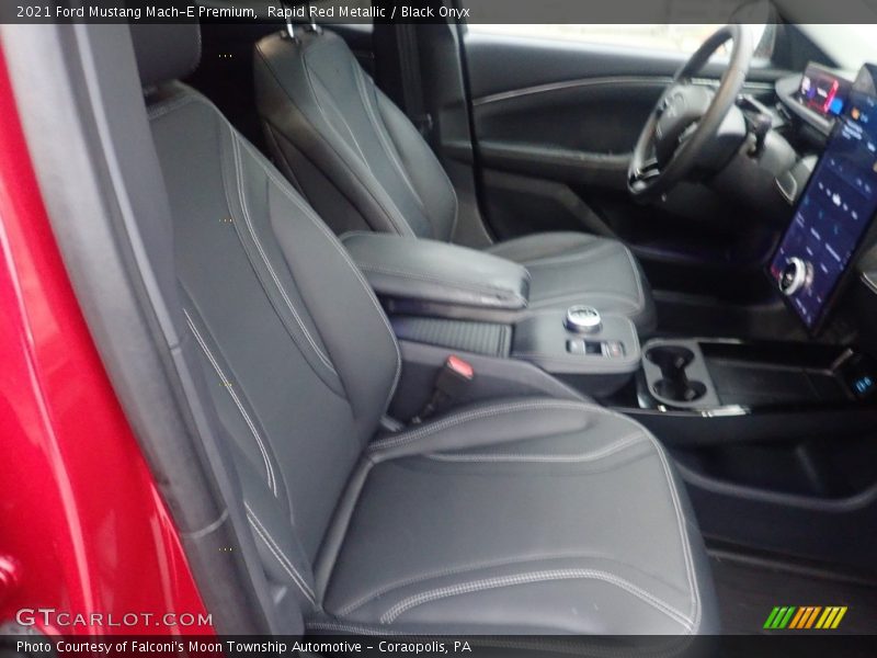 Rapid Red Metallic / Black Onyx 2021 Ford Mustang Mach-E Premium