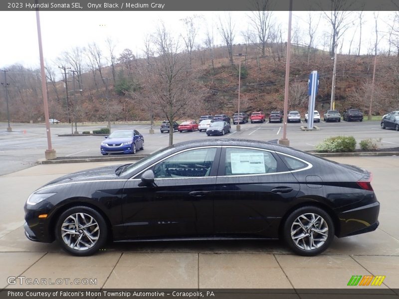 Onyx Black / Medium Gray 2023 Hyundai Sonata SEL