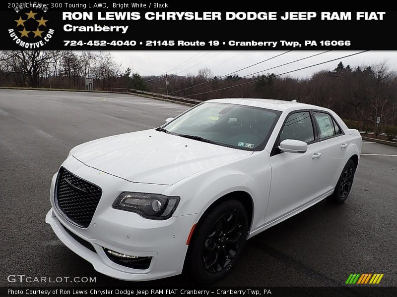 Bright White / Black 2022 Chrysler 300 Touring L AWD