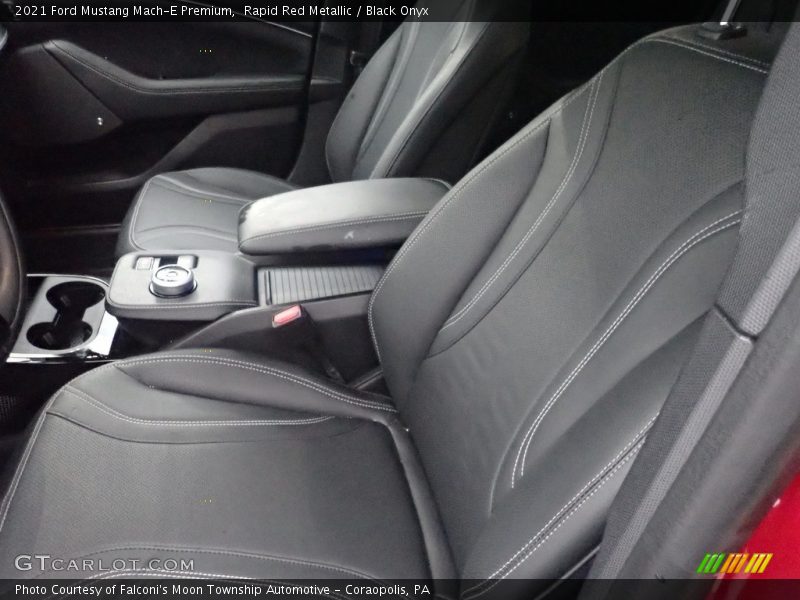 Rapid Red Metallic / Black Onyx 2021 Ford Mustang Mach-E Premium