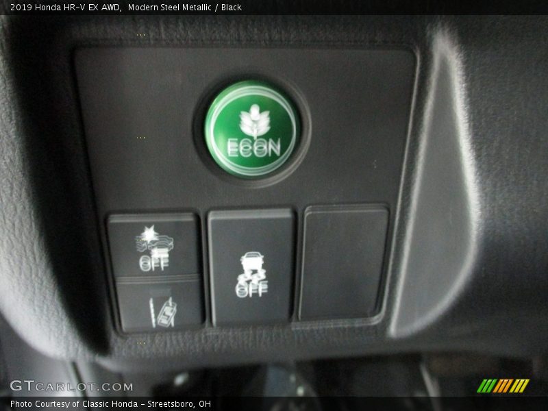 Modern Steel Metallic / Black 2019 Honda HR-V EX AWD