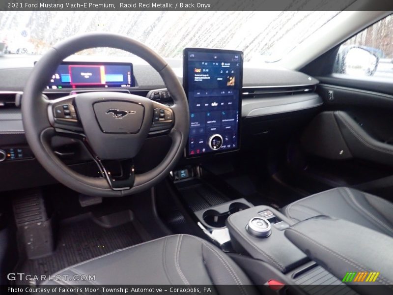 Front Seat of 2021 Mustang Mach-E Premium