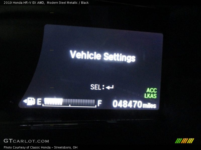 Modern Steel Metallic / Black 2019 Honda HR-V EX AWD