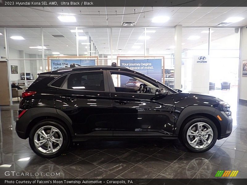 Ultra Black / Black 2023 Hyundai Kona SEL AWD