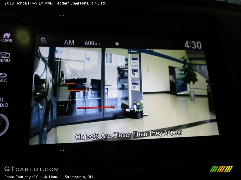 Modern Steel Metallic / Black 2019 Honda HR-V EX AWD