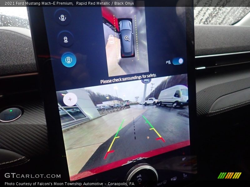 Rapid Red Metallic / Black Onyx 2021 Ford Mustang Mach-E Premium