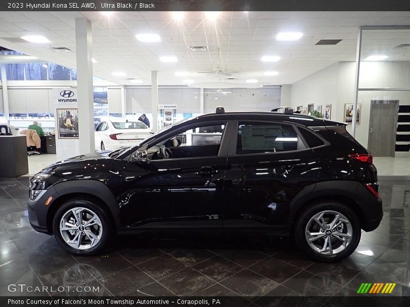 Ultra Black / Black 2023 Hyundai Kona SEL AWD
